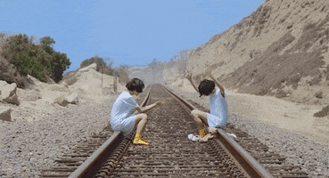 Converse Train Tracks GIF by Su Lee