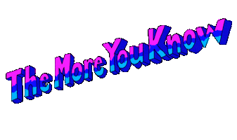 Learn The More You Know Sticker by lenasdoodle