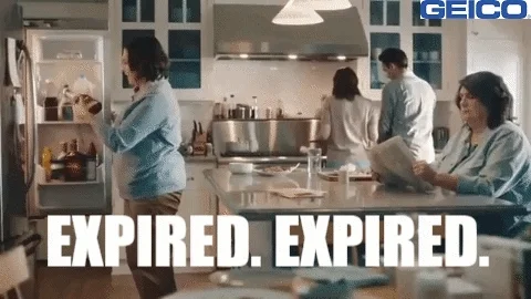 Expired GIF by GEICO