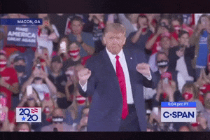 Trump Dancing Macon Georgia GIF