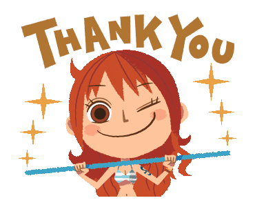 One Piece Thank You Sticker by Toei Animation for iOS & Android | GIPHY
