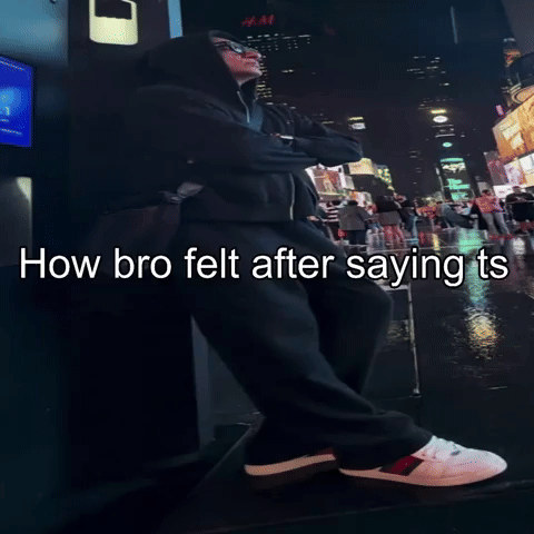 How Bro Felt After Saying That GIF