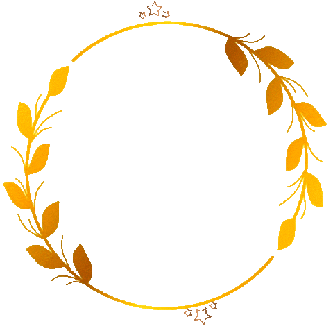 Gold Circle Sticker
