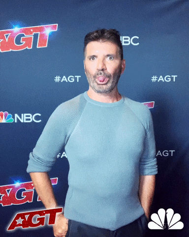 Simon Cowell Tongue GIF by America's Got Talent