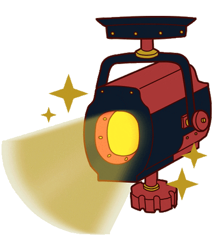 Shining Beam Light Sticker