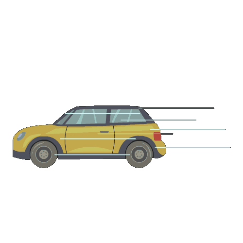Sports Car Sticker