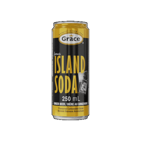 Island Soda Sticker by Grace Foods Canada
