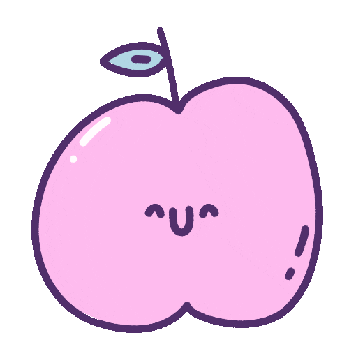 Happy Apple Sticker