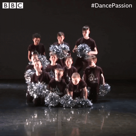 bbc dance cheerleading cheer up dance passion GIF