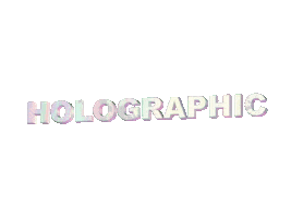 Holographic Sticker by HOAKA SWIMWEAR