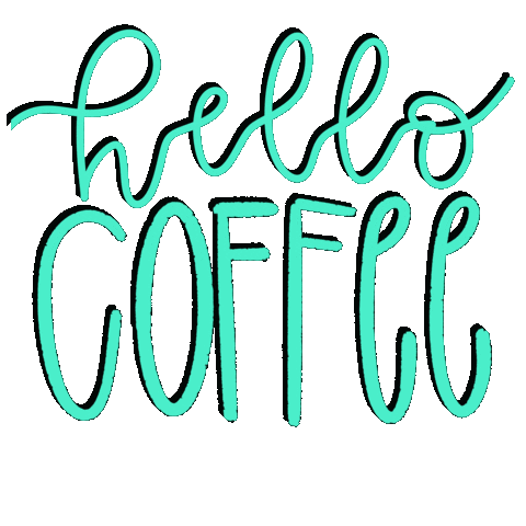 Good Morning Coffee Sticker by re-fabbed