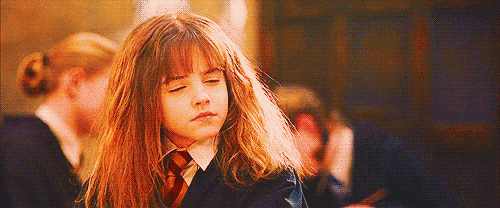  harry potter shocked hermione granger GIF