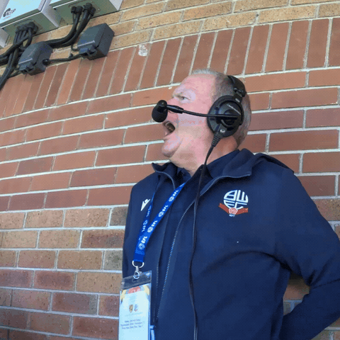 Commentators GIF by Bolton Wanderers FC