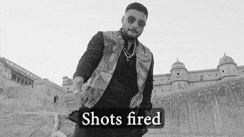 Shots Fired Reaction GIF by Sony Music India