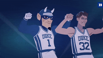 Duke Blue Devils Animation GIF by Duke Men's Basketball