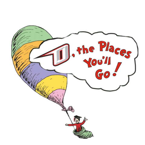 Dr Seuss Illustration Sticker by SUNY Oneonta