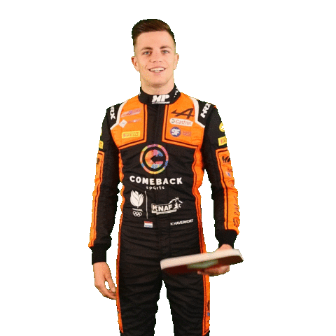 Racing Driver Sticker by Kas Haverkort