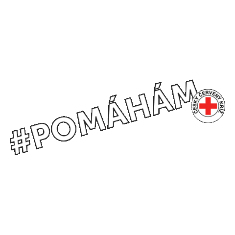Volunteer Help Sticker by Czech Red Cross