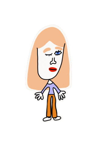 Wink Sticker