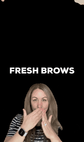 AngelaMBeauty women fresh brows ombre brows brows on point GIF