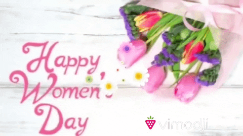 Happy Womens Day GIF by Vimodji - Find & Share on GIPHY