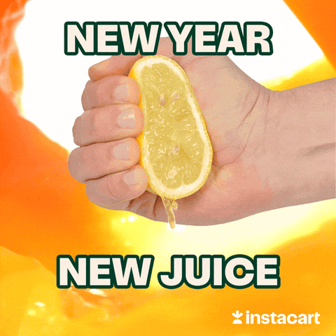 Juicing New Year GIF by Instacart