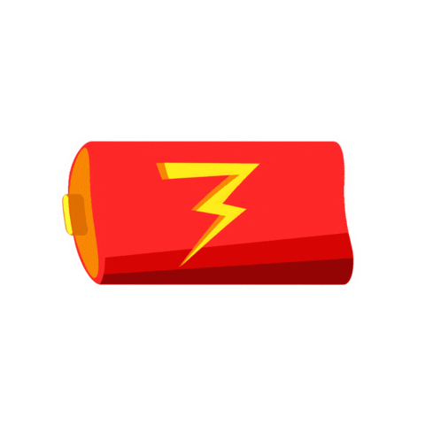 Recharge Batteries Sticker