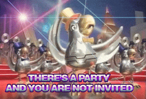 not invited loser GIF