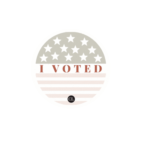 Vote Sticker by City Lifestyle