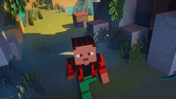 Surprise Wow GIF by Minecraft