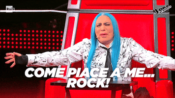 Happy Rock GIF by The Voice of Italy