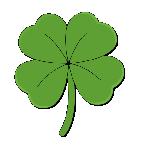 St Patricks Day Flower Sticker by Curtains Cool