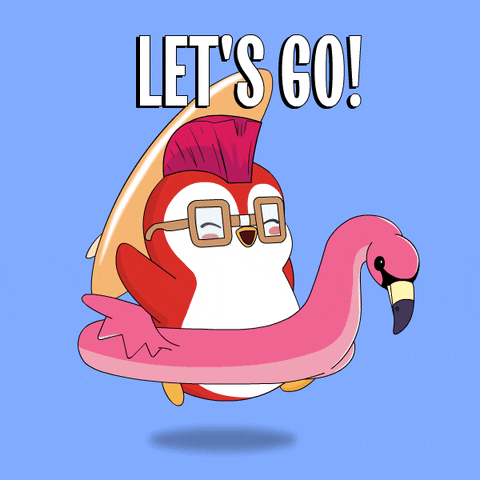 Excited Lets Go GIF by Pudgy Penguins