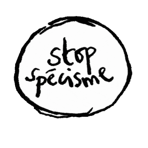 Vegan Speciesism Sticker by Observatoire du spécisme