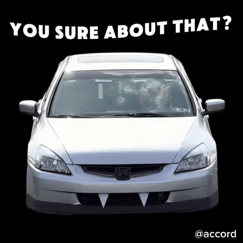 Are You Sure Honda GIF