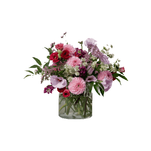 Pink Flower Sticker by Floom