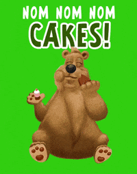 Cute Teddy Bear Eating Cake - Happy Birthday Gif Pictures, Photos, and  Images for Facebook, Tumblr, Pinterest, and Twitter