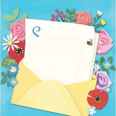 Envelopes-and-flowers GIFs - Find & Share on GIPHY