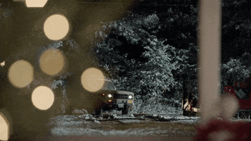 Snow Driving GIF by Hallmark Mystery