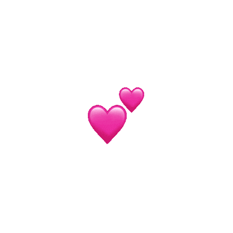 Pink Hearts Sticker by Shelly Saves the Day