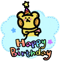 Celebrate Happy Birthday Sticker by Playbear520_TW