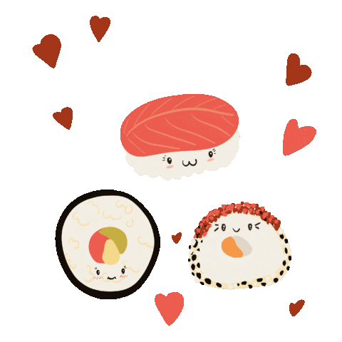 Sushi Love Sticker