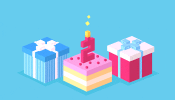 excited happy birthday GIF by Crossy Road