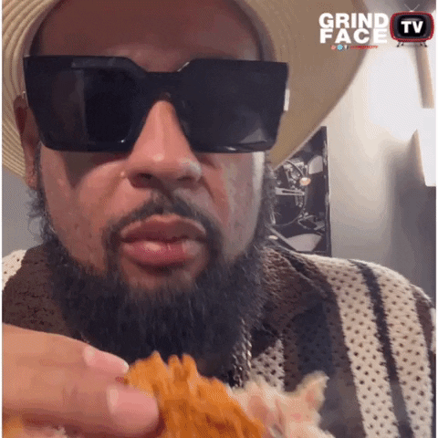 Fried Chicken Eating GIF by GrindFace TV