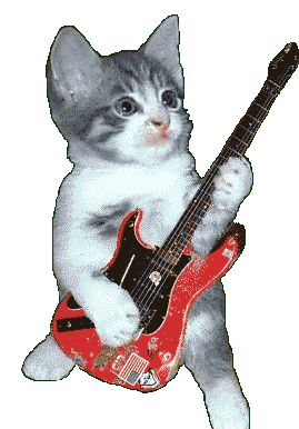 Cat Rock Sticker