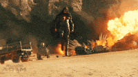 صورة GIF لحرق النار من إنتاج شركة Warner Bros. Deutschland