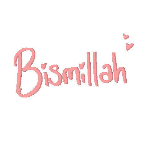 Pink Islamic Sticker