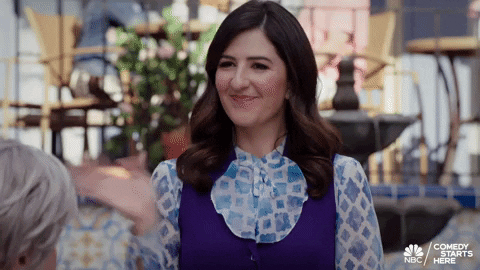 Nbc Waving GIF by The Good Place