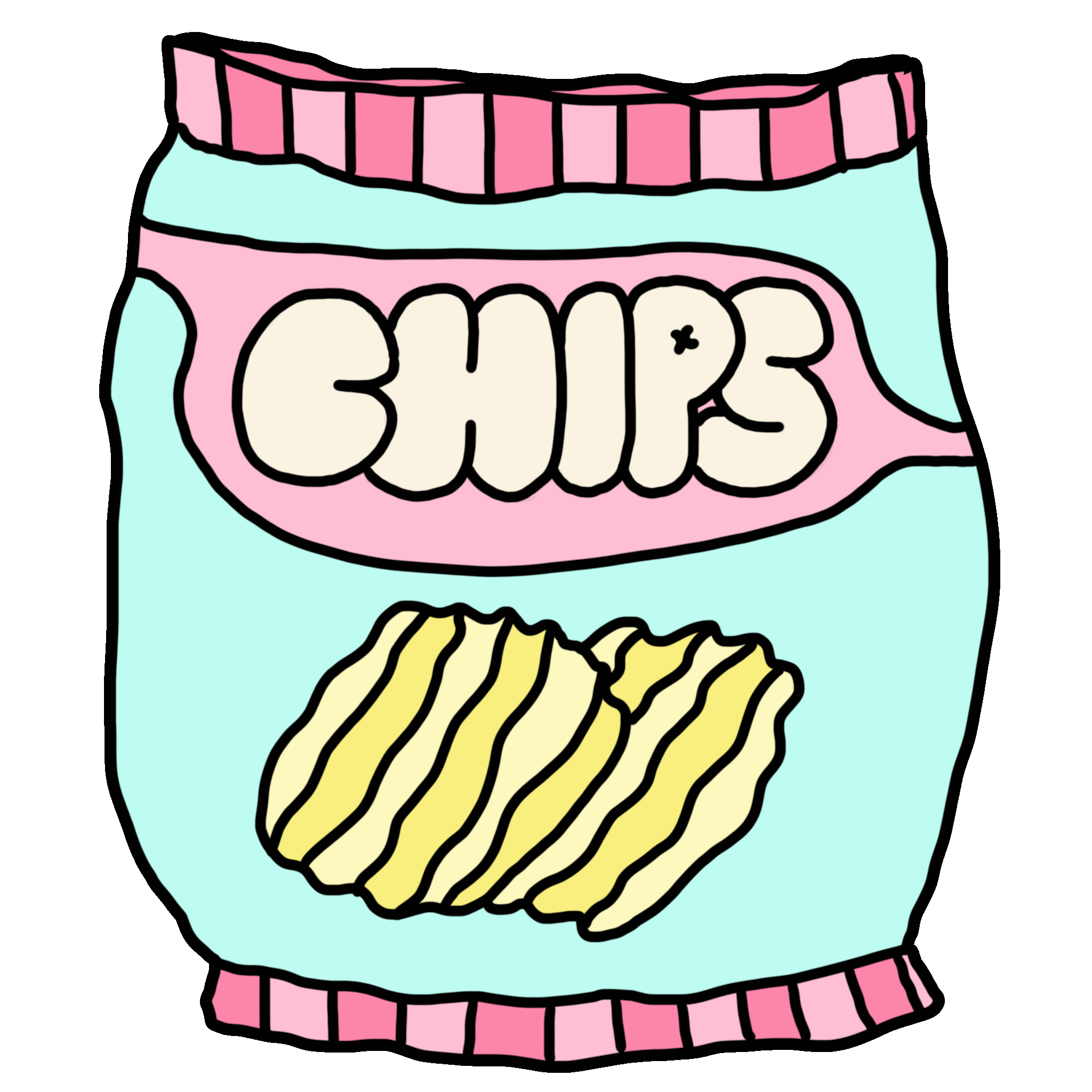 Snack Chips Sticker by pey chi for iOS & Android GIPHY