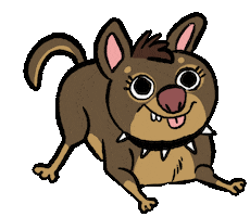 Dog Love Sticker by Tripleta Studio